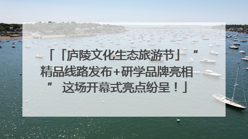 「庐陵文化生态旅游节」“精品线路发布+研学品牌亮相” 这场开幕式亮点纷呈！