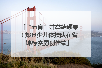 “五育”并举结硕果！郏县少儿体操队在省锦标赛勇创佳绩