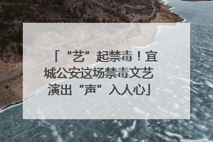 “艺”起禁毒！宜城公安这场禁毒文艺演出“声”入人心