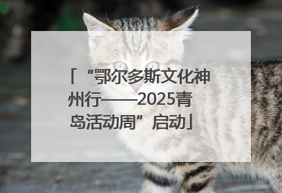 “鄂尔多斯文化神州行——2025青岛活动周”启动