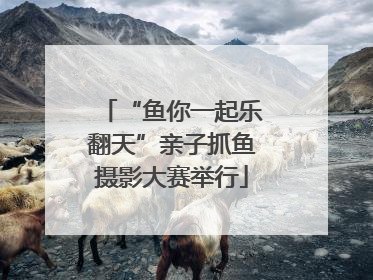 “鱼你一起乐翻天”亲子抓鱼摄影大赛举行