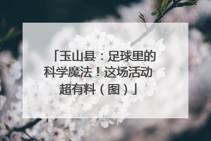 玉山县：足球里的科学魔法！这场活动超有料（图）