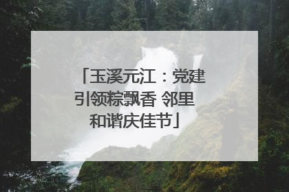 玉溪元江：党建引领粽飘香 邻里和谐庆佳节