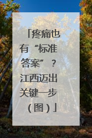 疼痛也有“标准答案”？江西迈出关键一步（图）