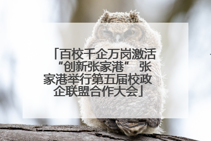 百校千企万岗激活“创新张家港” 张家港举行第五届校政企联盟合作大会