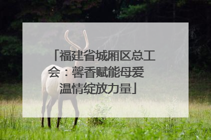 福建省城厢区总工会：馨香赋能母爱 温情绽放力量