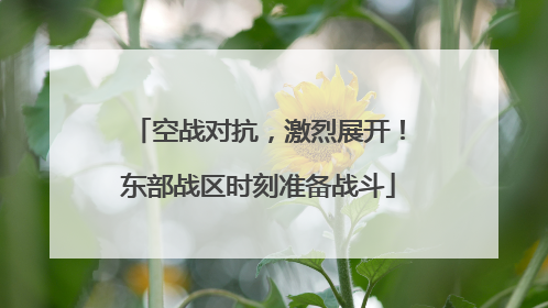空战对抗，激烈展开！东部战区时刻准备战斗