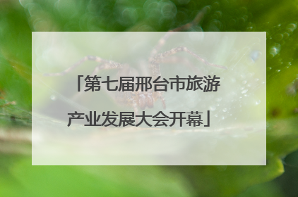 第七届邢台市旅游产业发展大会开幕