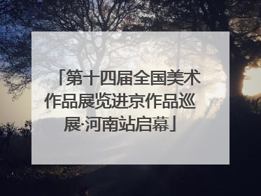 第十四届全国美术作品展览进京作品巡展·河南站启幕