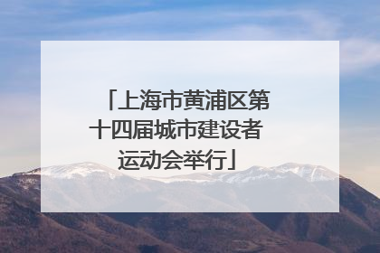 上海市黄浦区第十四届城市建设者运动会举行