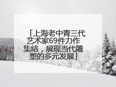 上海老中青三代艺术家69件力作集结，展现当代雕塑的多元发展