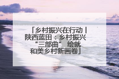 乡村振兴在行动丨陕西蓝田：乡村振兴 “三部曲” 绘就和美乡村新画卷