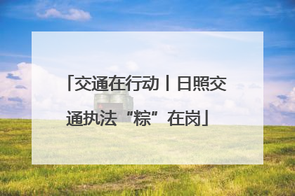 交通在行动丨日照交通执法“粽”在岗