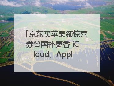 京东买苹果领惊喜券叠国补更香 iCloud、AppleCare+服务限时低至85折