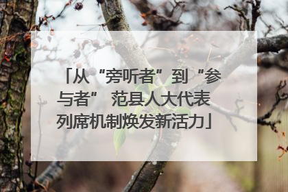 从“旁听者”到“参与者” 范县人大代表列席机制焕发新活力