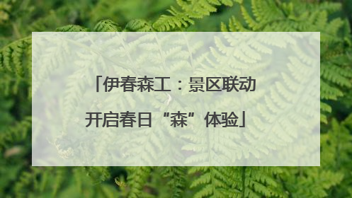 伊春森工：景区联动开启春日“森”体验