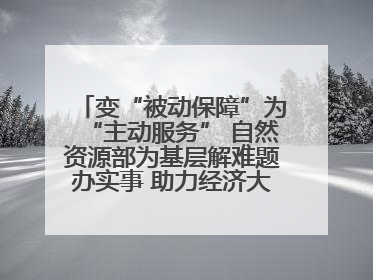 变“被动保障”为“主动服务” 自然资源部为基层解难题办实事 助力经济大省挑大梁