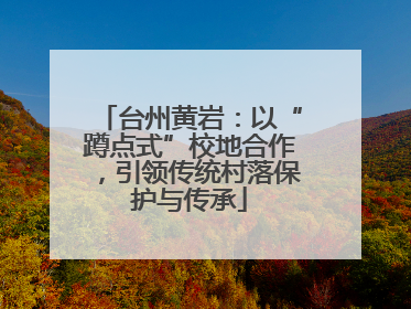 台州黄岩：以“蹲点式”校地合作，引领传统村落保护与传承