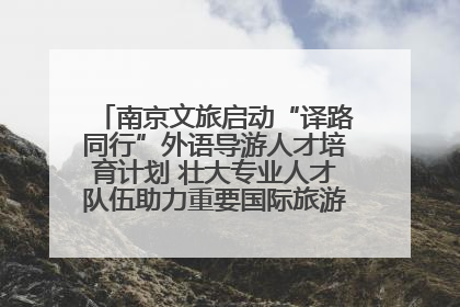 南京文旅启动“译路同行”外语导游人才培育计划 壮大专业人才队伍助力重要国际旅游目的地建设