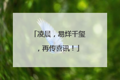 凌晨，易烊千玺，再传喜讯！
