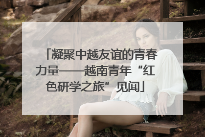 凝聚中越友谊的青春力量——越南青年“红色研学之旅”见闻