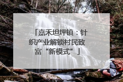 嘉禾坦坪镇：针织产业解锁村民致富“新模式”