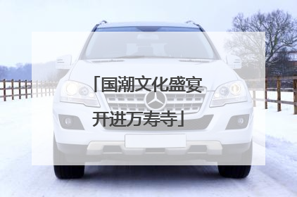 国潮文化盛宴开进万寿寺