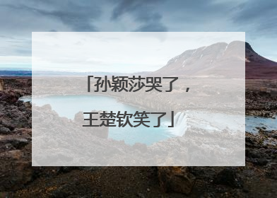 孙颖莎哭了，王楚钦笑了
