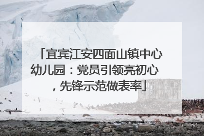 宜宾江安四面山镇中心幼儿园：党员引领亮初心，先锋示范做表率