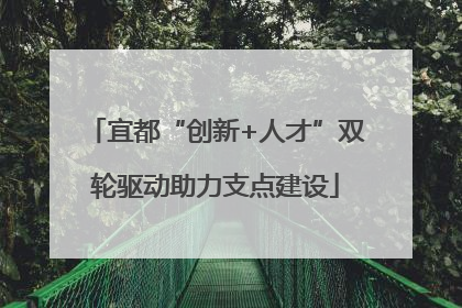 宜都“创新+人才”双轮驱动助力支点建设