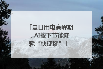 夏日用电高峰期，AI按下节能降耗“快捷键”