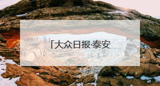 大众日报·泰安一周：泰安在“营商”中“赢商”；新泰就业、宁阳夏收工作上要闻