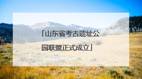 山东省考古遗址公园联盟正式成立