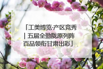 工美博览·产区竞秀｜五届全勤陇原列阵 百品领衔甘肃出彩