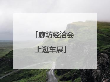 廊坊经洽会上逛车展