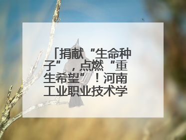 捐献“生命种子”，点燃“重生希望”！河南工业职业技术学院校友为患者捐献造血干细胞