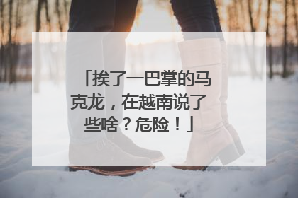 挨了一巴掌的马克龙，在越南说了些啥？危险！