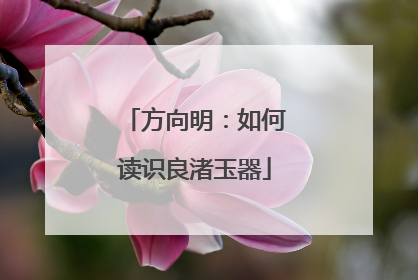 方向明：如何读识良渚玉器