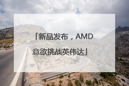 新品发布，AMD意欲挑战英伟达
