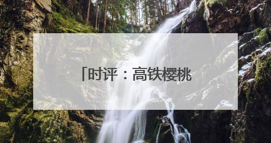 时评：高铁樱桃专厢 让“枝头鲜”每日可见