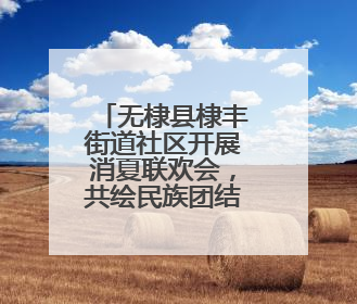 无棣县棣丰街道社区开展消夏联欢会，共绘民族团结同心圆！