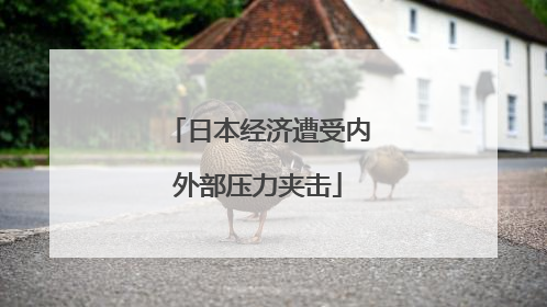 日本经济遭受内外部压力夹击
