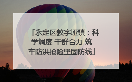 永定区教字垭镇：科学调度 干群合力 筑牢防洪抢险坚固防线