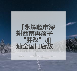 永辉超市深耕西南再落子 “胖改”加速全国门店数量达112家丨新经济观察