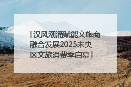 汉风潮涌赋能文旅商融合发展2025未央区文旅消费季启幕