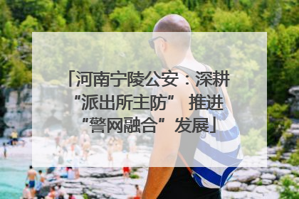 河南宁陵公安：深耕“派出所主防” 推进“警网融合”发展