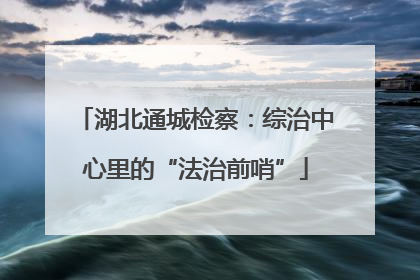 湖北通城检察：综治中心里的“法治前哨”