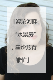 滹沱河畔“水景房”，崖沙燕育雏忙