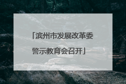 滨州市发展改革委警示教育会召开