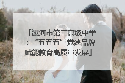 漯河市第二高级中学：“五五五”党建品牌赋能教育高质量发展